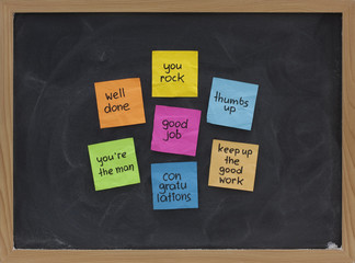 good job, well done, your rock, thumbs up