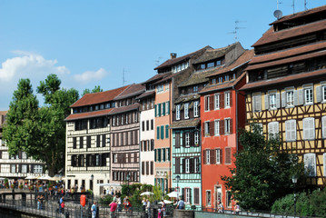 Fototapeta na wymiar Les maisons de la Petite france ç Strasbourg