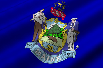 Maine Flag - 16761434