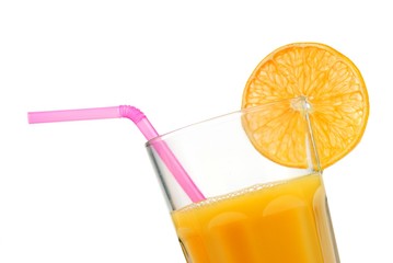 Glass of Orange Juice,Closeup