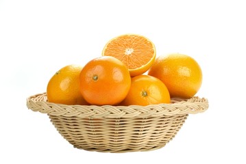 Orange in Basket