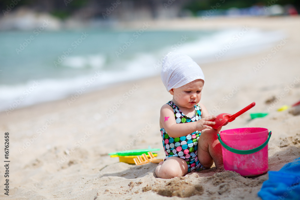 Canvas Prints Child on vacation