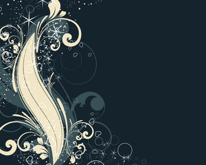 Floral abstract background.