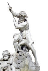 Roma, statua dio Nettuno