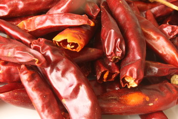 Dry red chili pepper