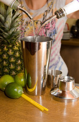 cocktail shaker shaken