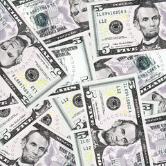 5 dollars background