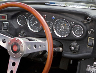 Old car / Detail / Background