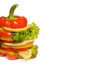 Vegetables sandwich.