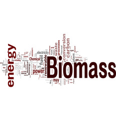 Biomass tag cloud