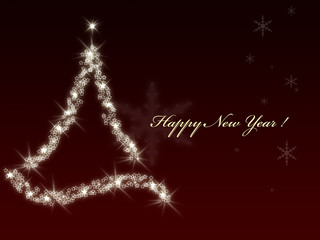 Nuovo anno con albero