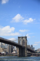 Obraz premium Brooklyn Bridge - New York City Skyline