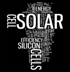 Photovoltaic tag cloud