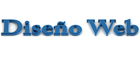 Diseño Web azul metal