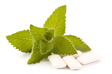 Chewing gym and fresh mint
