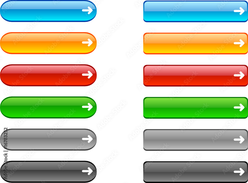 Poster web shiny buttons. vector illustration.