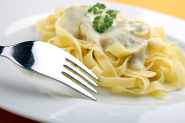 pasta with cheese sauce