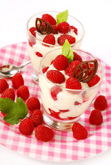 raspberry dessert