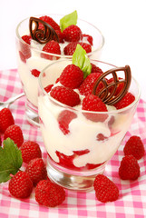 raspberry dessert