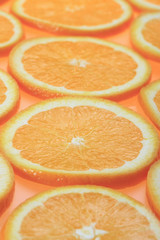 オレンジの輪切り