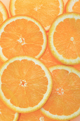 オレンジの輪切り