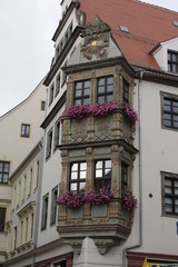 Freiberger Bürgerhaus mit Erker