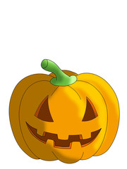 La zucca di Halloween