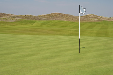 Obraz premium Green lawn for golf playing