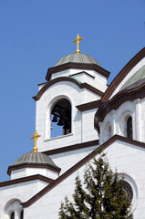 Fototapeta na wymiar Szczegóły Sveti Sava katedry w Belgradzie