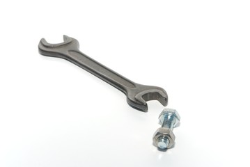 Maulschlüssel M10, Bolzen mit Mutter