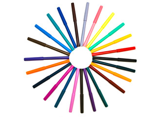 felt pens