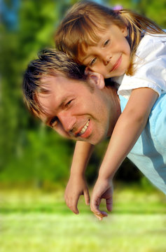 Father and daughter