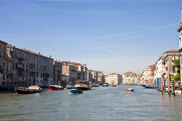 View of Grand Canal in Venice
