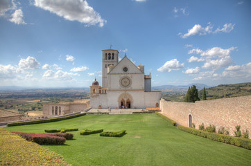 Assisi - Basilica di San Francesco - obrazy, fototapety, plakaty