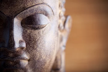 Deurstickers Zen Boeddha beeld