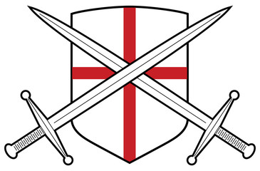 Schild mit Schwerter