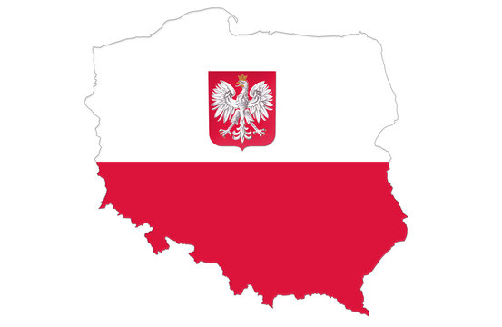 Fototapeta Republic of Poland flag