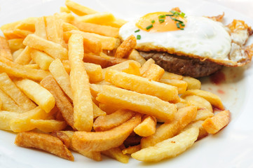 Egg and fries