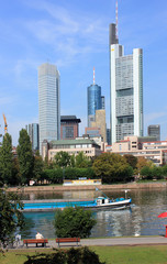 Frankfurt am Main, Blick vom Schaumainkai (September 2009)