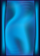 3D blue background