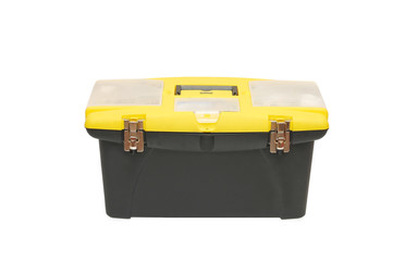 Box for tools isolated on white background