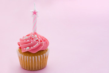 Birthday cupcake
