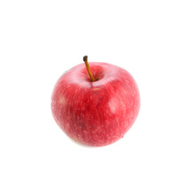 Red apple isolated.