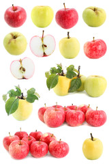 Apple set,isolated