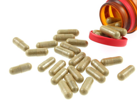 des g&eacute;lules de compl&eacute;ments alimentaires
