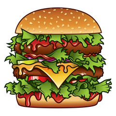 Burger Illustration