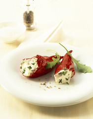 Paprika gefüllte