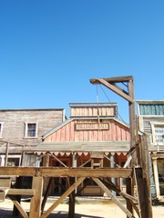 Obraz premium gibet de western