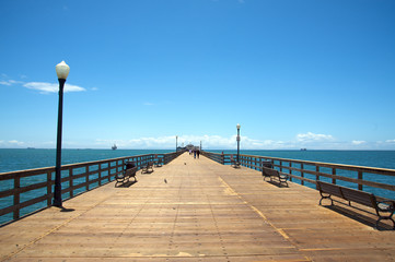 Obraz premium Seal Beach pier