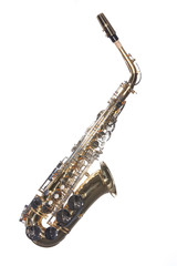 Saxophone Isolated on White